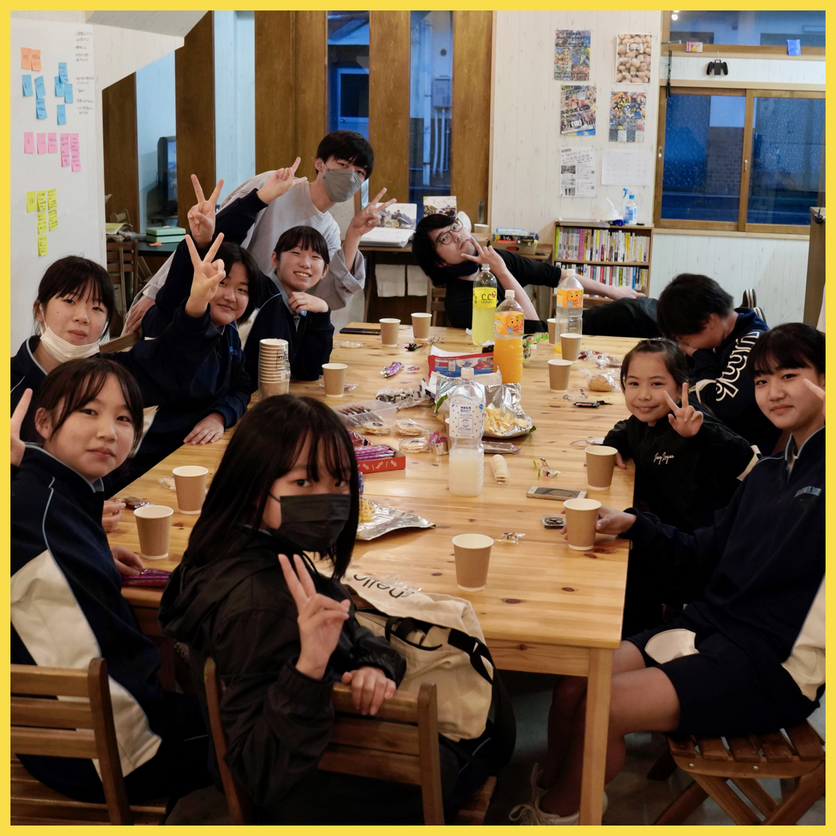 大学生インターンの活動風景